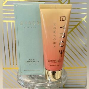 BYROE New York Peach Kombucha Tea Purifying Clay Mask